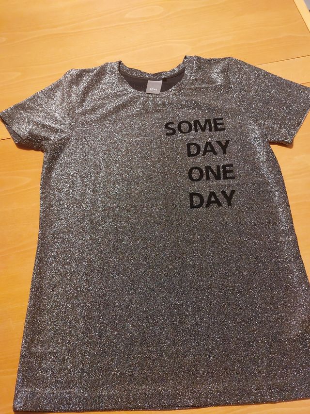 T-shirt lamé, nuova