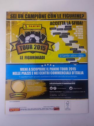 Album Figurine Calciatori 2014/15 Panini Vuoto