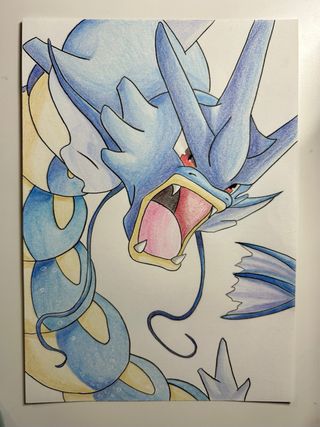 Dibujo Gyarados, Pokemom