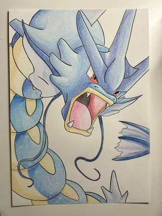 Dibujo Gyarados, Pokemom