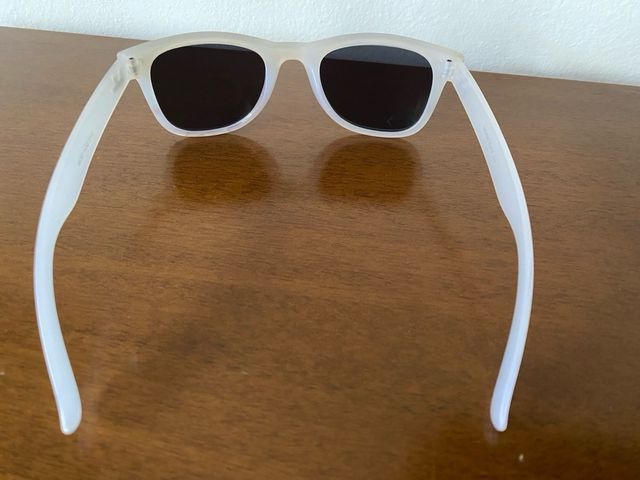 Occhiali da sole,bianco opaco