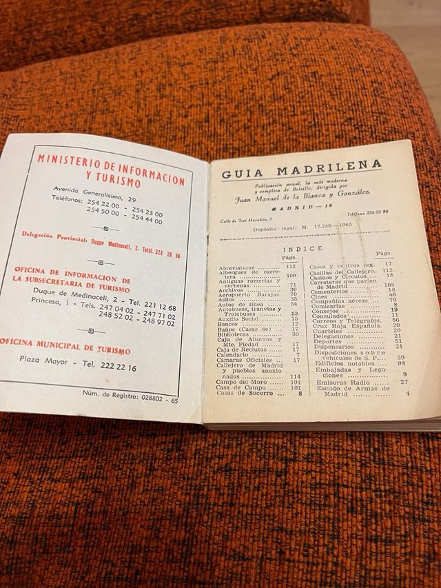 GUIA MADRILEÑA 1966