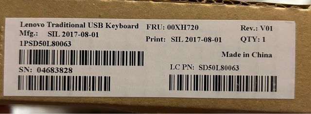 TECLADO LENOVO NUEVO SIN ESTRENAR