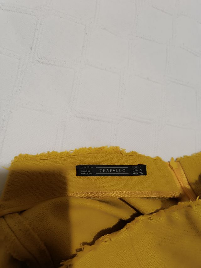 Calções de inverno amarelos