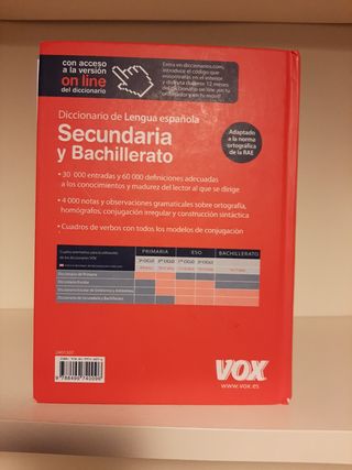 Diccionario secundaria y bachillerato