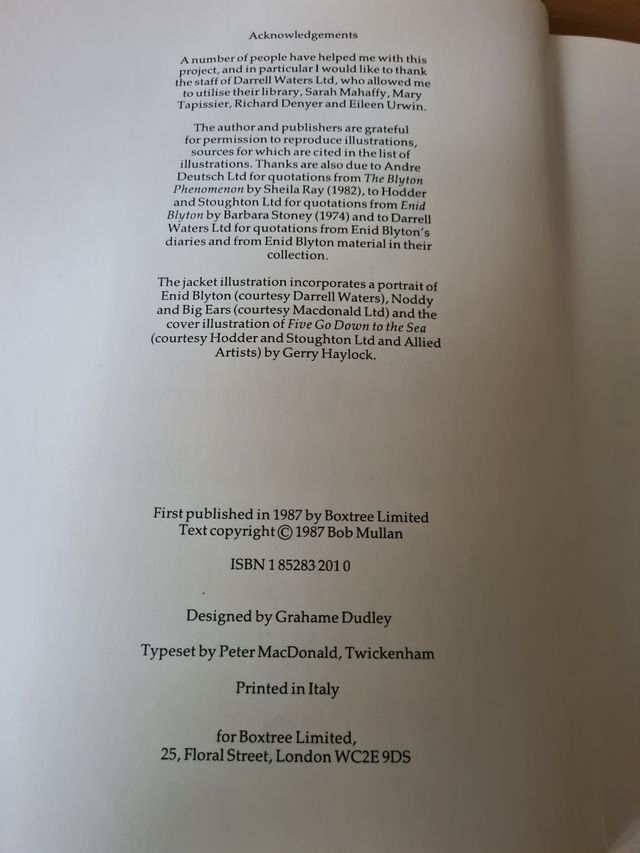 Libro The Enid Blyton Story
