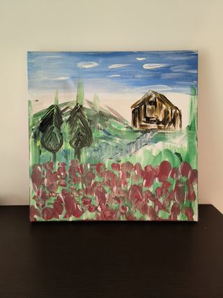 Dipinto "Montagna Estiva"