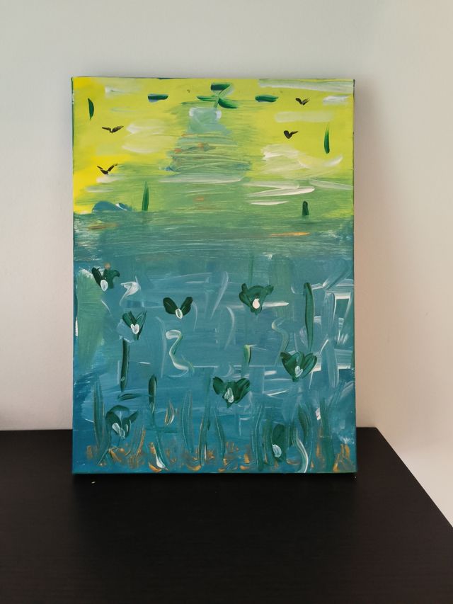 Dipinto "Alba in laguna"