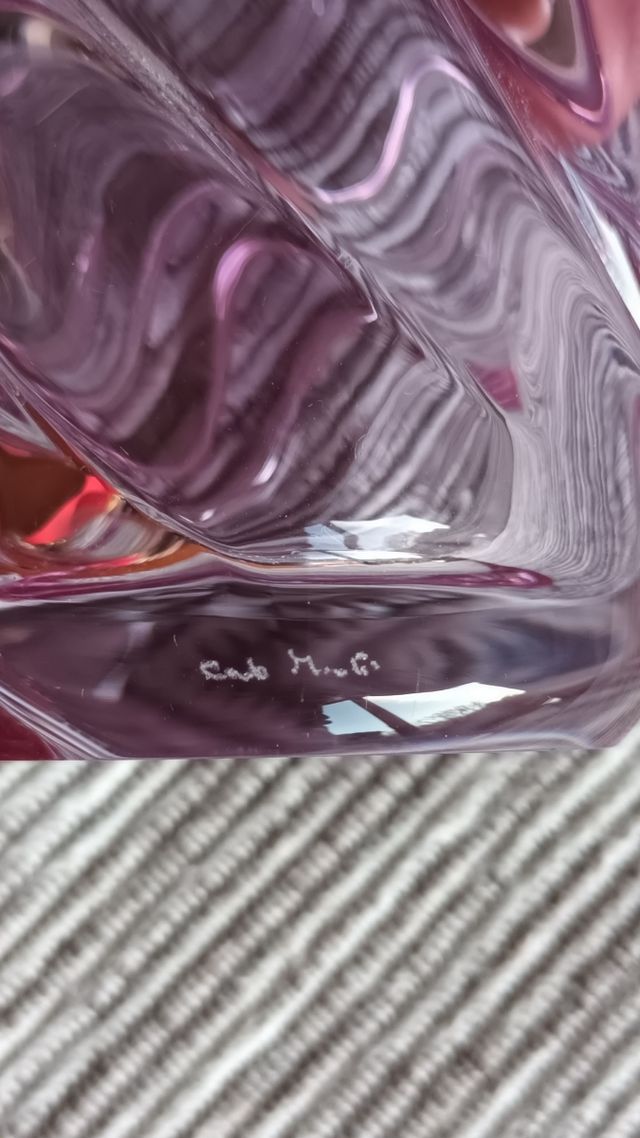 SET 5x BICCHIERI DI MURANO CARLO MORETTI rari 90