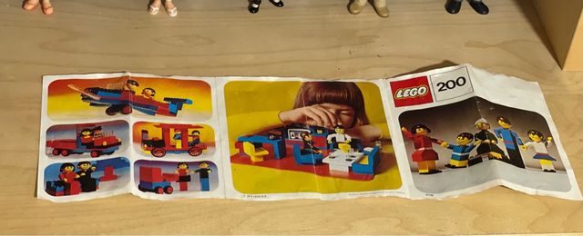 LEGO Vintage SET 200 Recreation Family 1974 in box