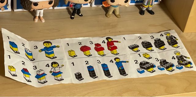 LEGO Vintage SET 200 Recreation Family 1974 in box