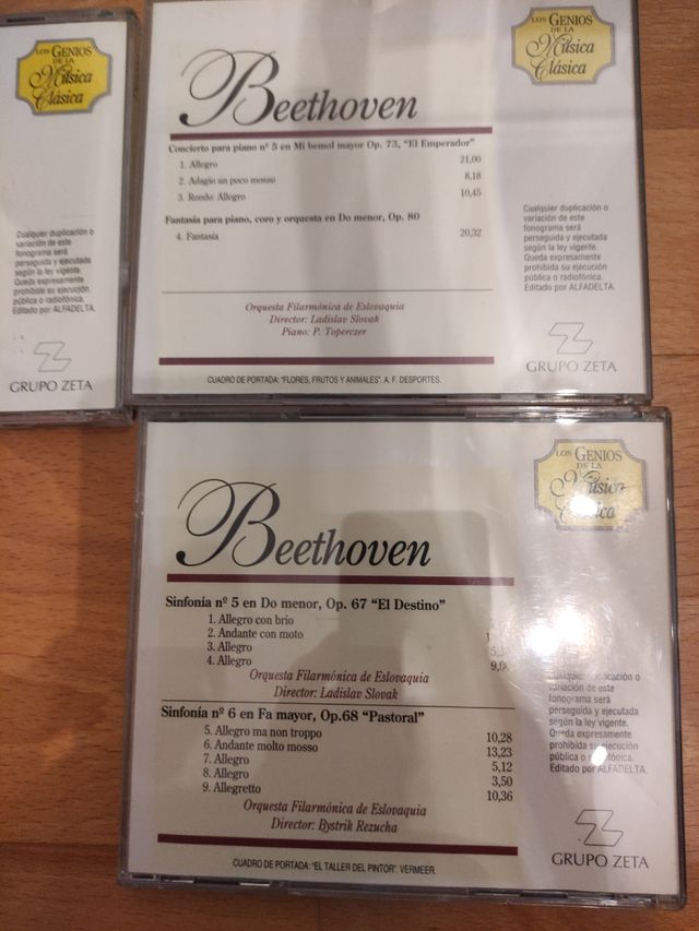 CD's MÚSICA CLÁSICA