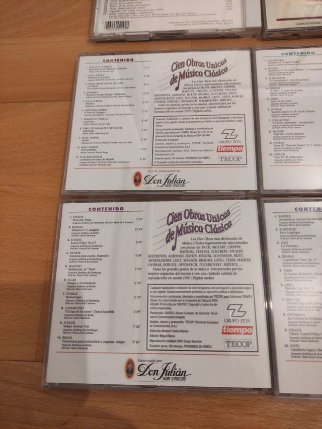 CD's MÚSICA CLÁSICA