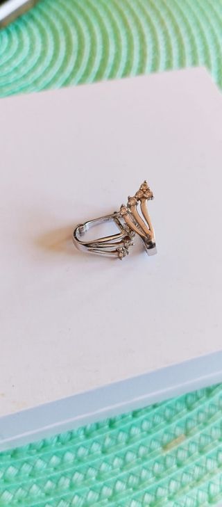 Pendientes de oro blanco primera ley 750