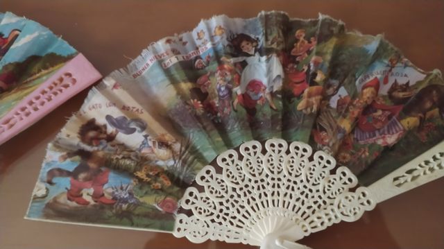 Abanicos antiguos  pequeños