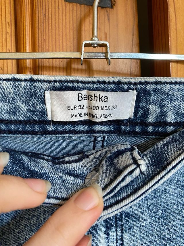 Jeans skinny azules Bershka