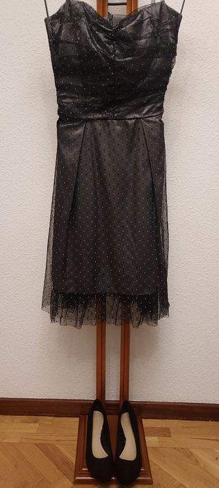 Vestido tull lunares