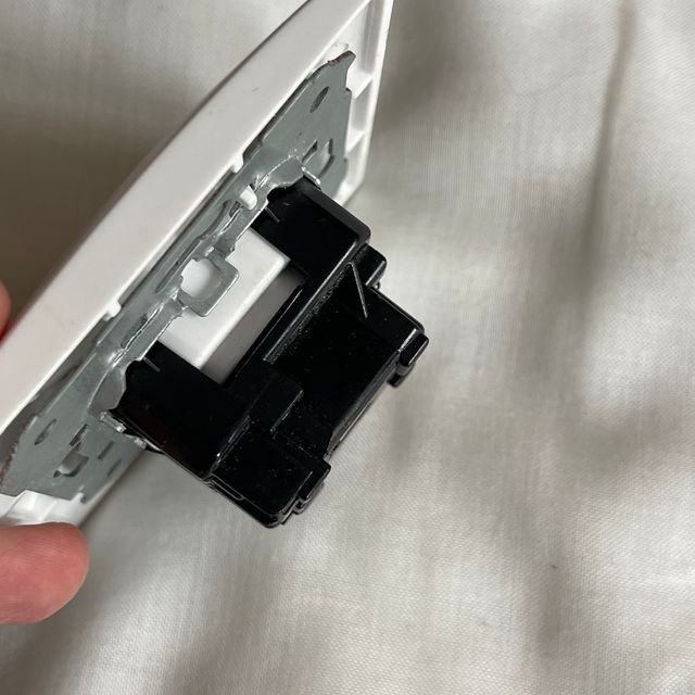 Simon enchufe blanco nuevo vintage