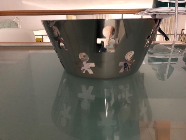 Vassoio e cestino alessi girotondo