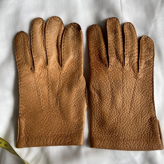 Guantes de piel natural, como nuevos