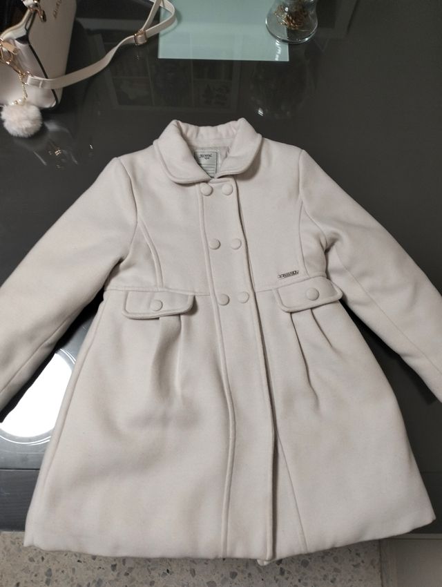 Abrigo de paño niña