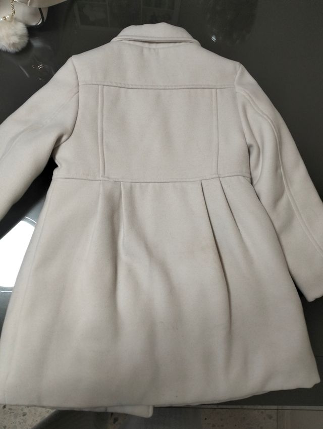 Abrigo de paño niña