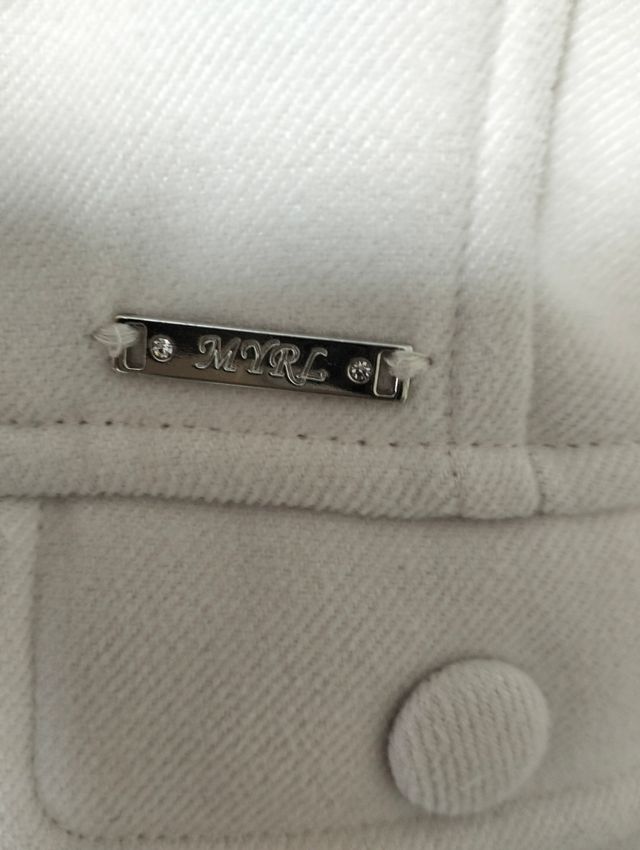 Abrigo de paño niña