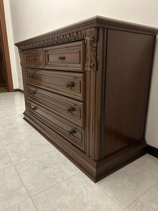 Cassettiera in vero legno massello 