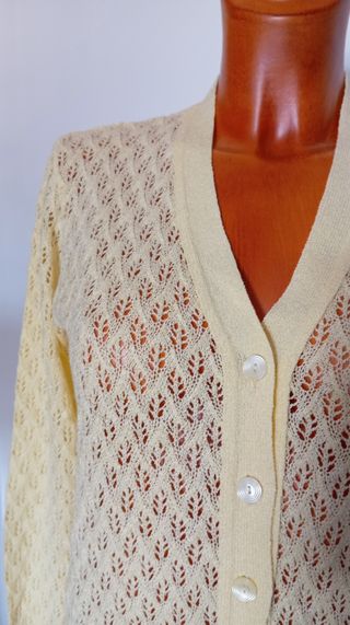 Chaqueta vintage calada. Nueva