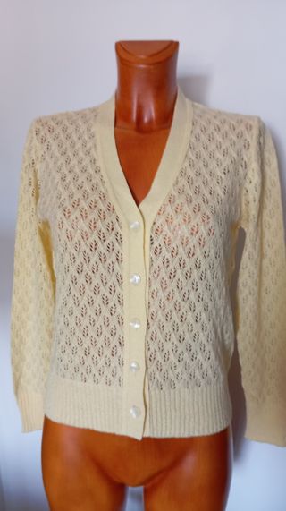 Chaqueta vintage calada. Nueva
