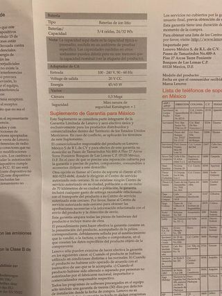 Ordenador portátil LENOVO V11015AST con maletin