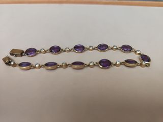 Pulsera de ametista Con brillantes