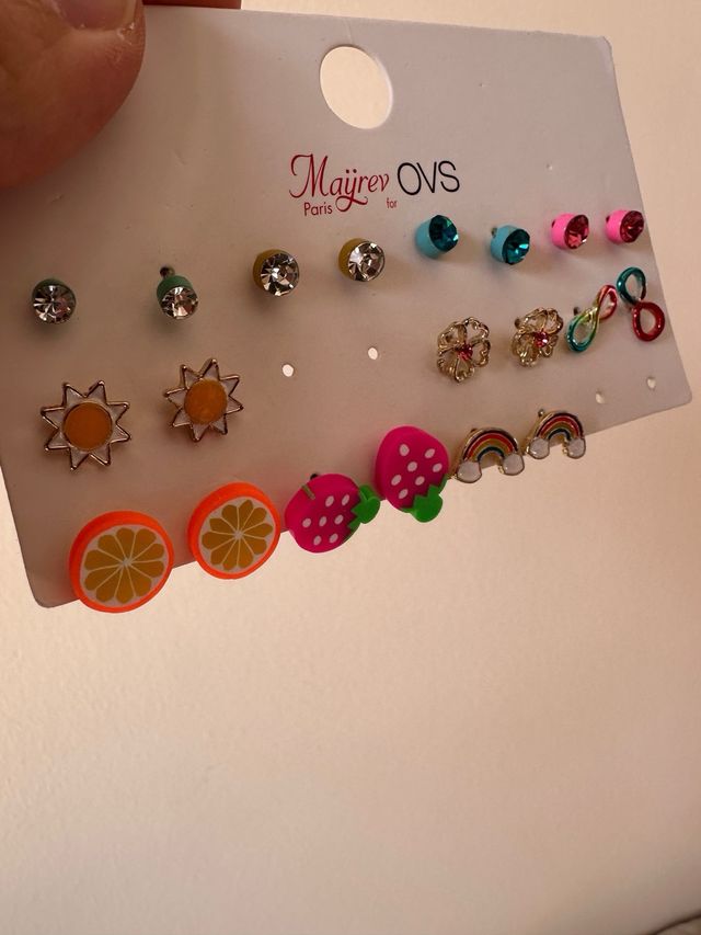 Lotto orecchini bambina