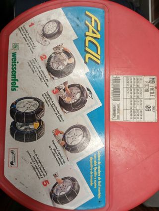 Cadenas para nieve 