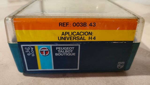 caja bombillas peugeot talbot boutique 