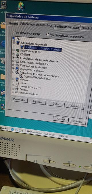 PC RETRO WINDOWS 98/2000 HP VECTRA