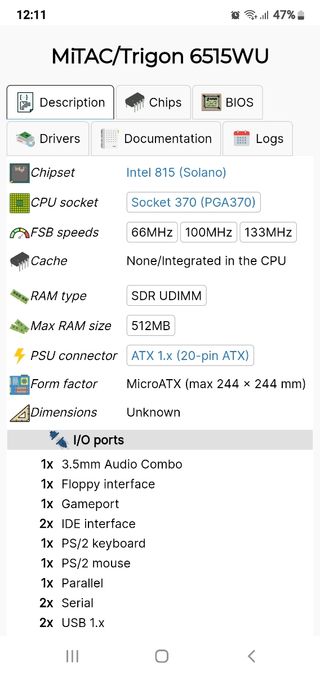 PC RETRO WINDOWS 98/2000 HP VECTRA