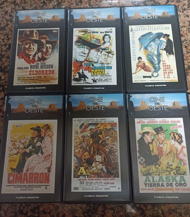 Cintas VHS películas del oeste