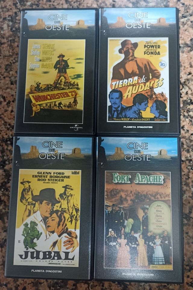 Cintas VHS películas del oeste