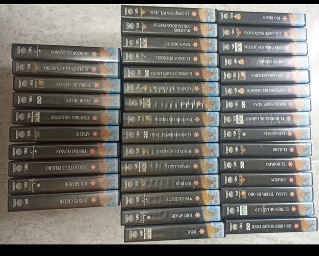 Cintas VHS películas del oeste
