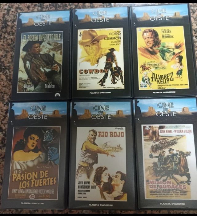 Cintas VHS películas del oeste