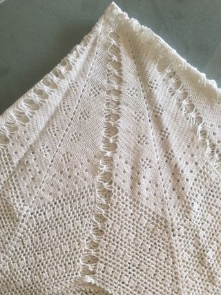 Tapete artesanal ganchillo