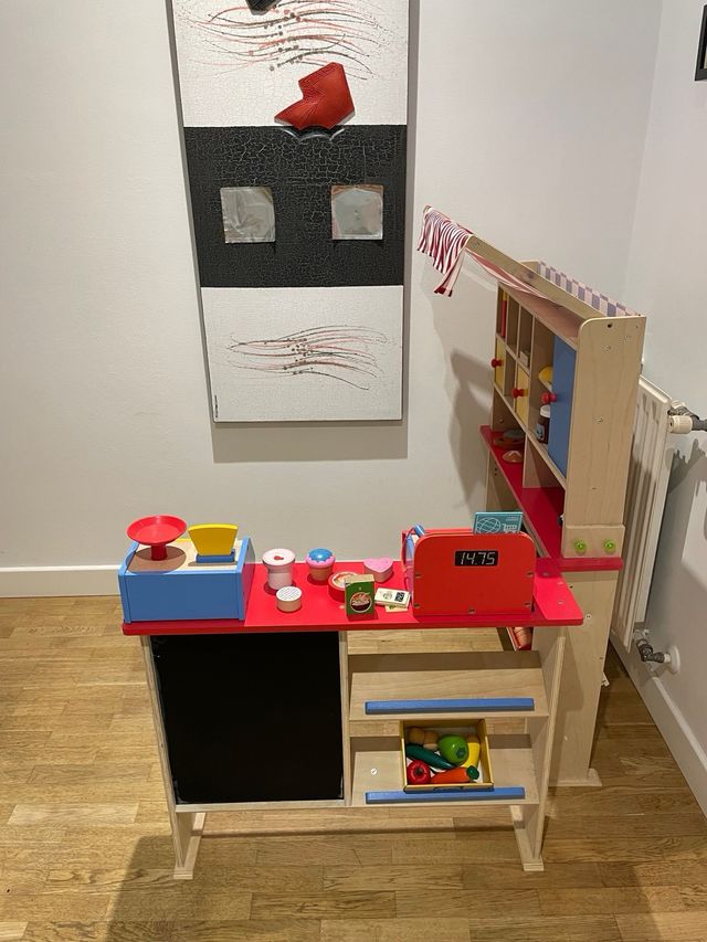 Mercado completo con accesorios