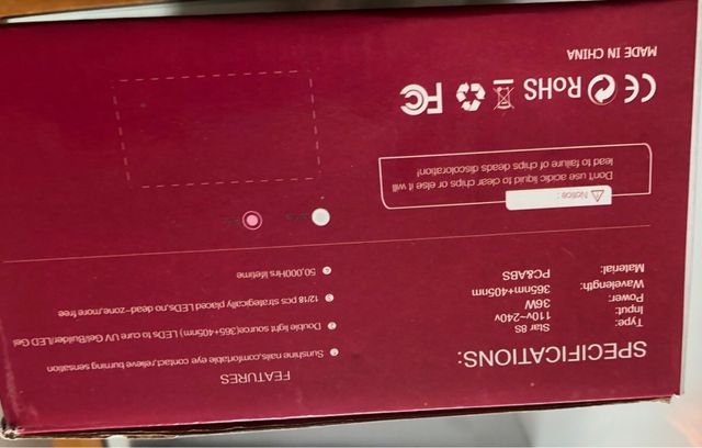 Secador manicura permanente