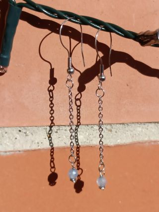 OFFERTA✨Orecchini pendenti leggeri agata azzurra