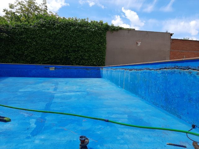 Picina pintura reparación fisuras