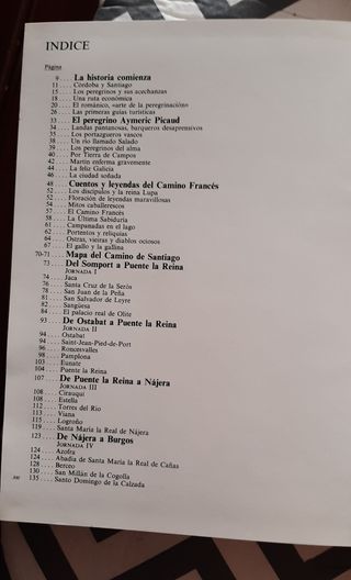 Libro El camino de Santiago