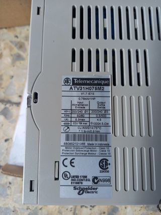 VARIADOR DE FRECUENCIA