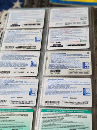 Tessere telefoniche da collezione itae s