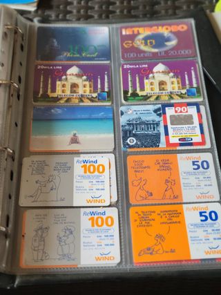 Tessere telefoniche da collezione itae s